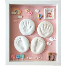 New design inner size 10*12" custom baby handprint and footprint photo frame wholesale